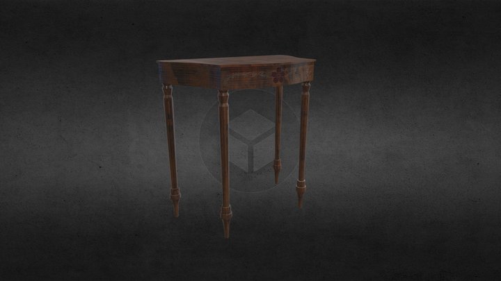 Wooden Table – Modello 3D gratuito STL
