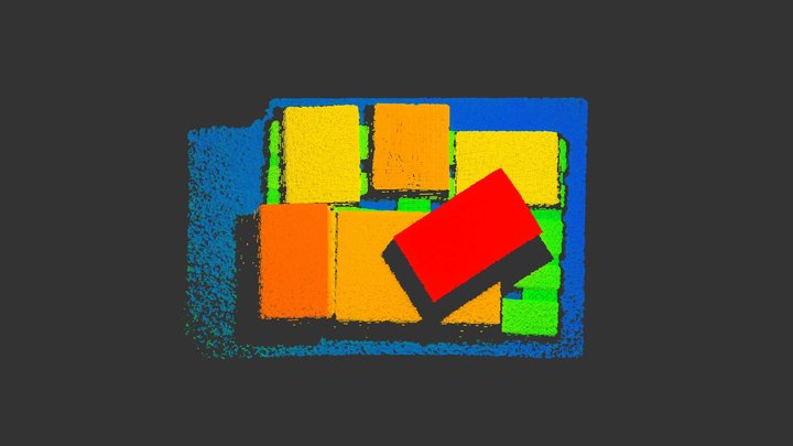 Point Cloud Boxes - Basler blaze Camera 3D Model