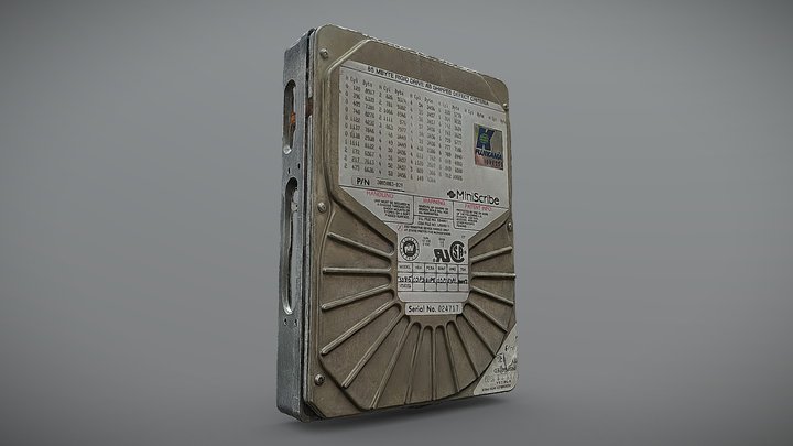 Fujikama 85 MB Hard Disk Drive from 1989