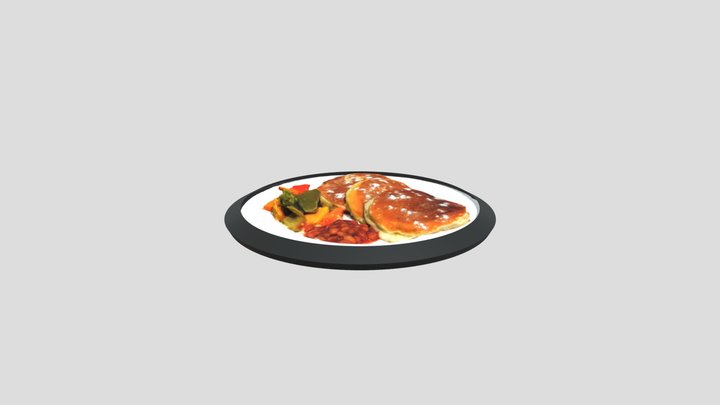 Pancakes 3D Model
