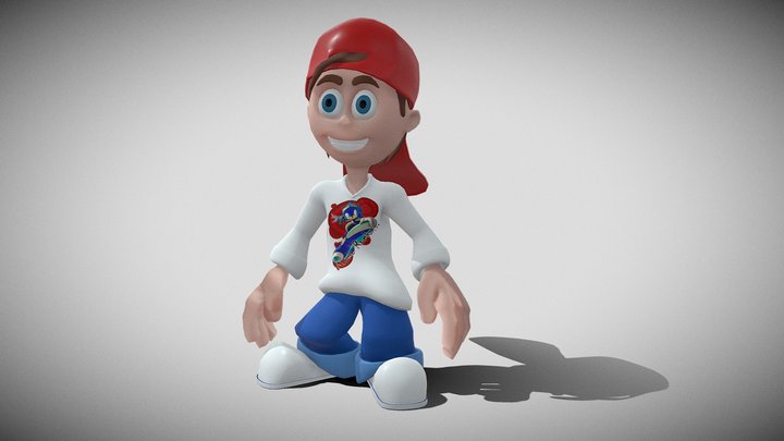 Cool Guy 3D Model
