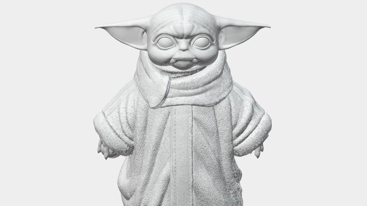 Baby Yoda Free Print - Bruno Brito 3D 3D Model