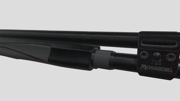 Mossberg 940 Pro Tactical Shotgun by Sayooj S 3D Model