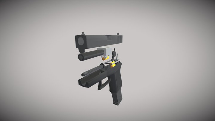 pistol GLOCK 3D Model