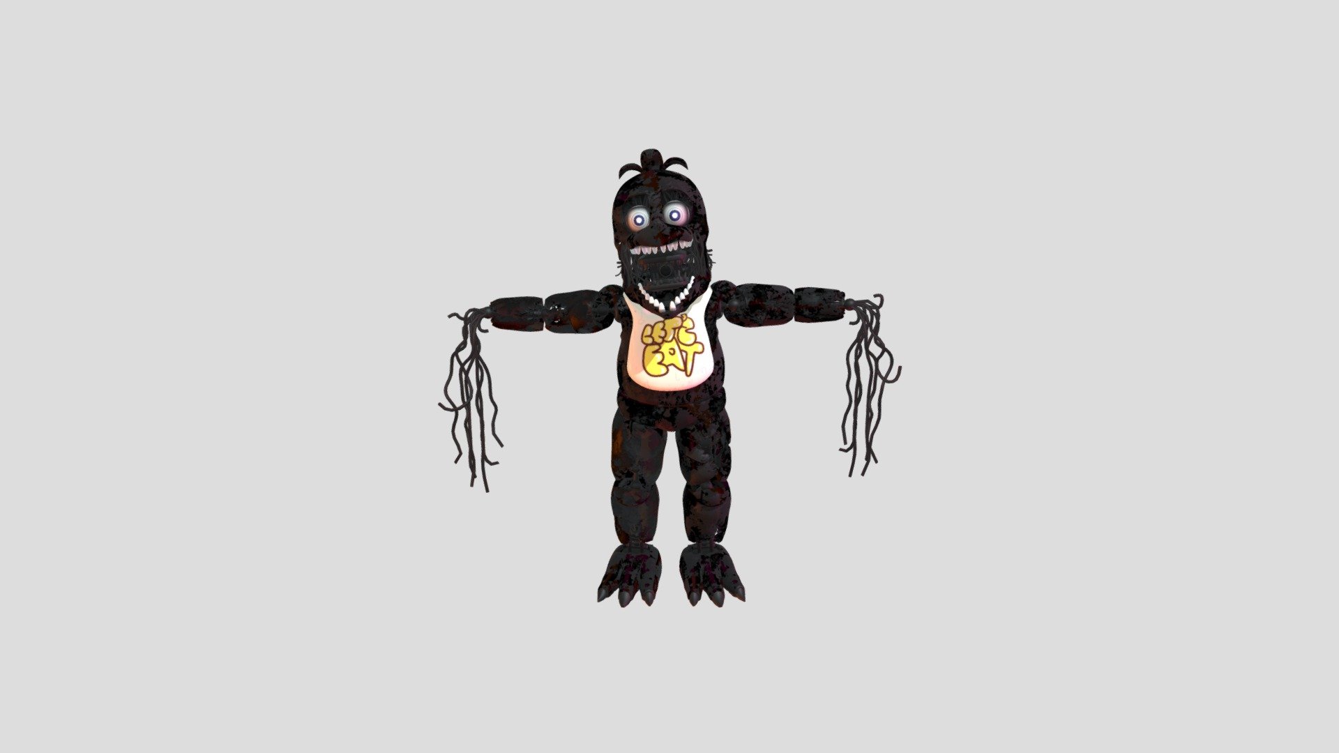 Withered Chica V2 Download Free 3d Model By Angelgamer1411 C6af978 Sketchfab 2637