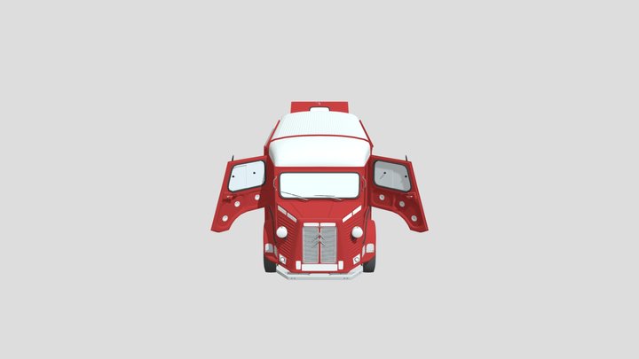 Vehicle Open 3D Model