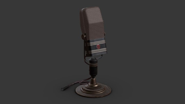 RCA 44-BX Microphone – Kostenloses 3D-Modell STL