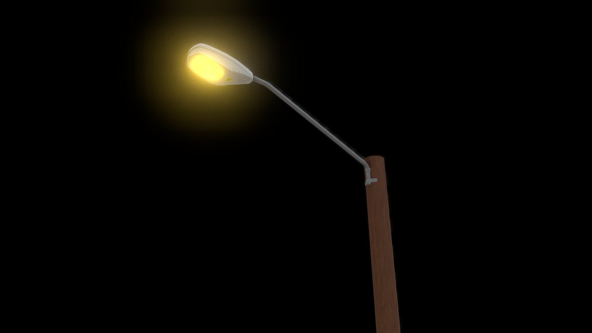 Wooden pole light 2