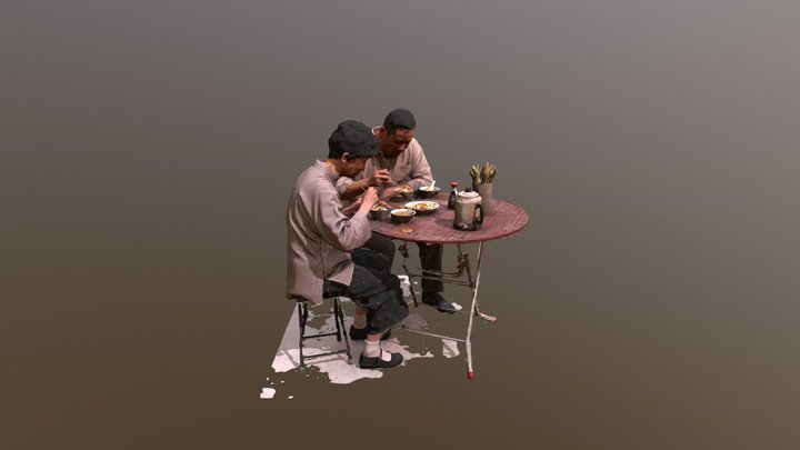 Dai Pai Dong Couple 3D Model