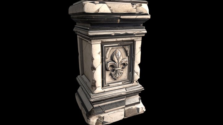 Architectural Stone Pillar Column