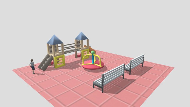 Playground Set 1 3D Model