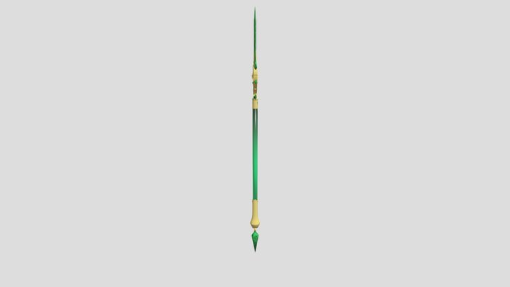 Primordial Jade Spear 3D Model