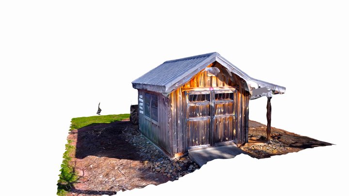 cropped shed oriented 3D Model