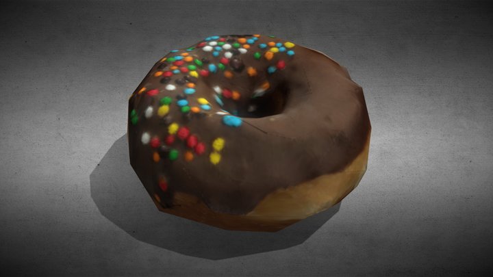Rainbow donut – Modèle 3D gratuit STL