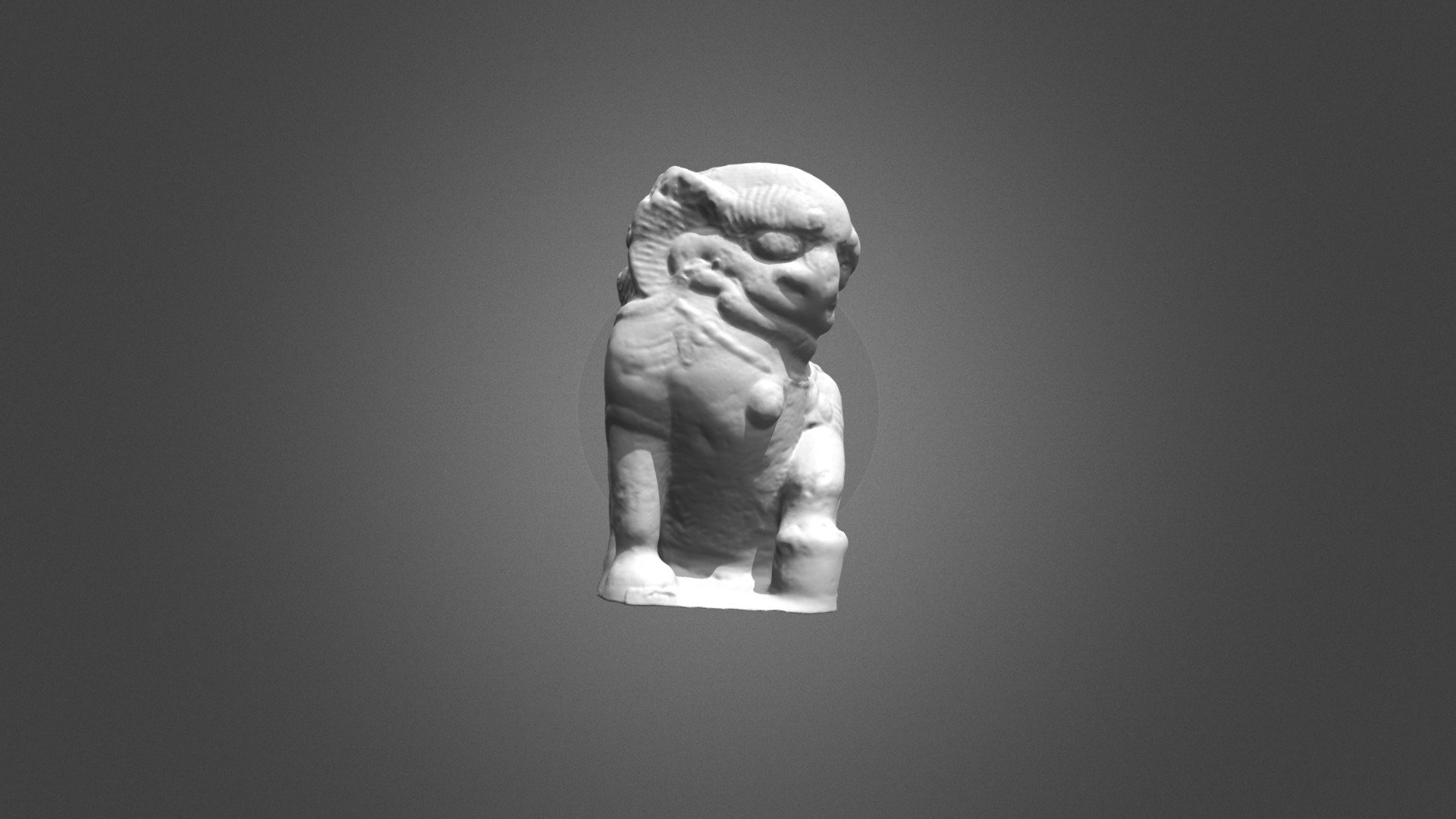 Stone Lion Mesh by POP (stl)