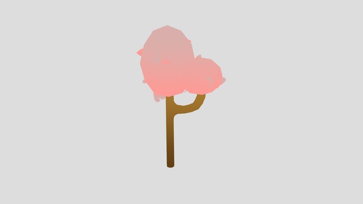 Stylized tree 3D Model