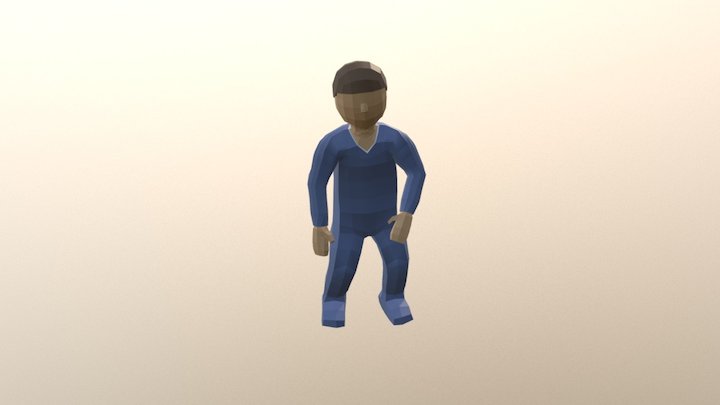 Boy Idle V01 3D Model