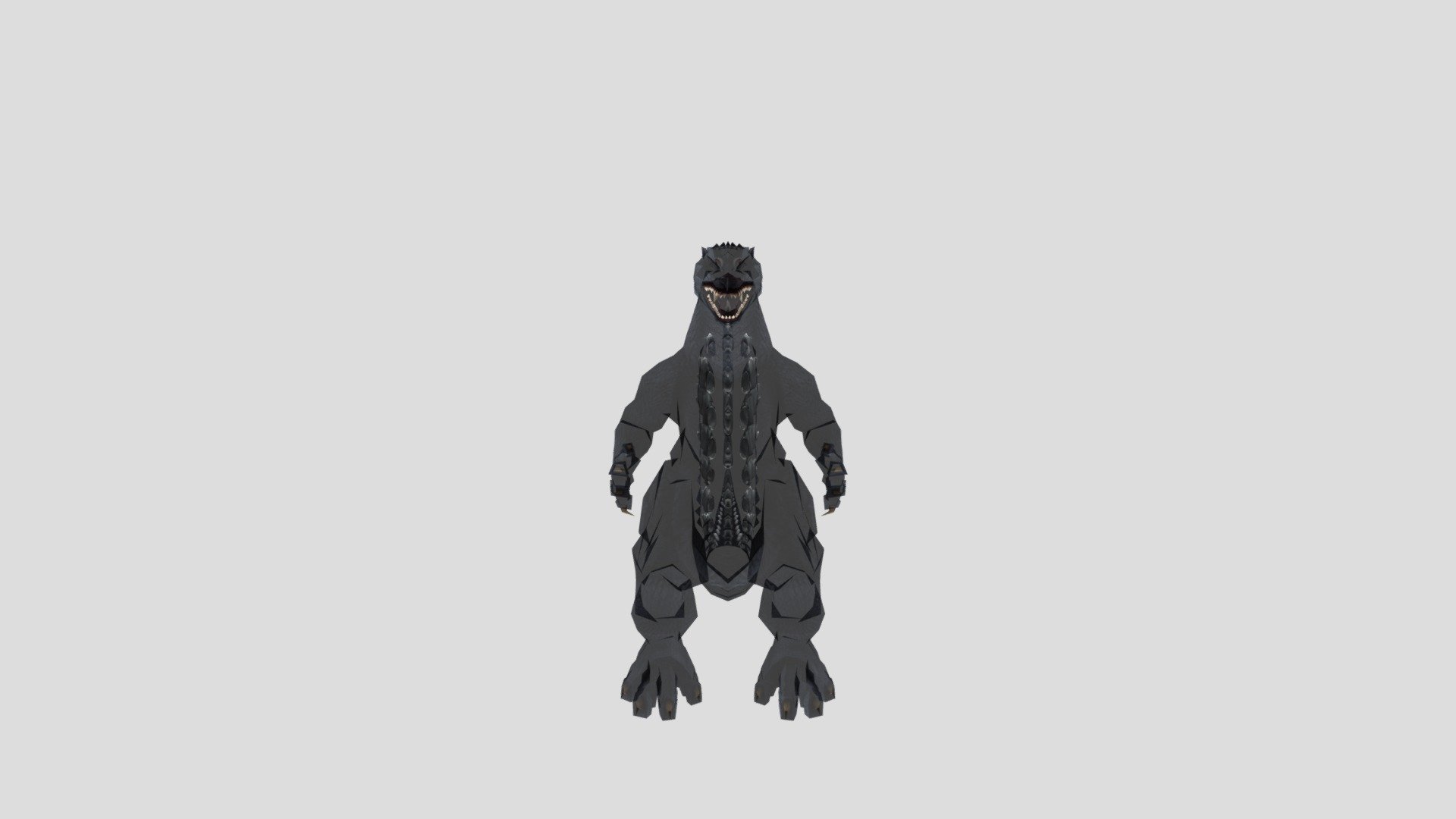 FW. Godzilla. Model - Download Free 3D model by djnglequandale [c6b4e75 ...