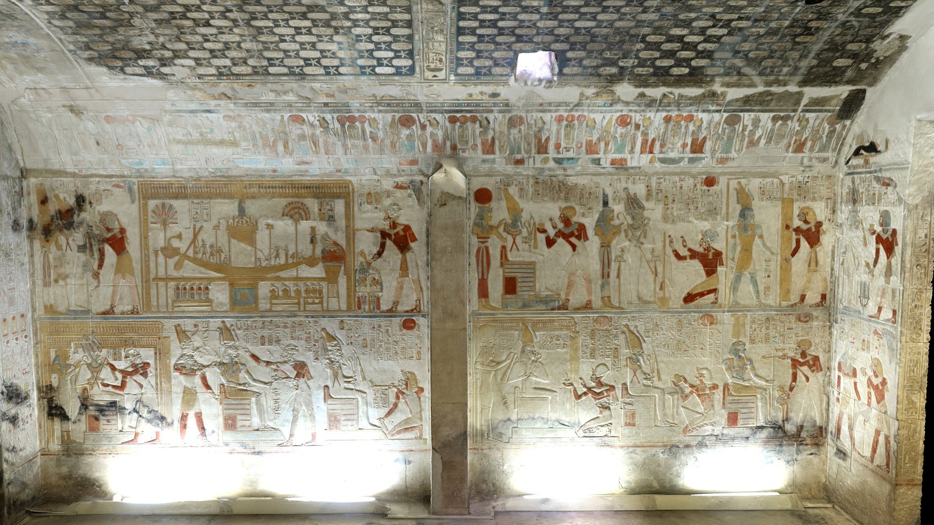 Osiris Chapel, Temple of Seti I, Abydos
