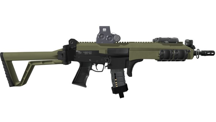 Fuzil IA2 3D Model