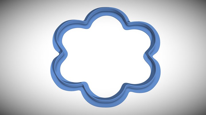 Star Flower Cookie cutter – Gratis 3D-model STL