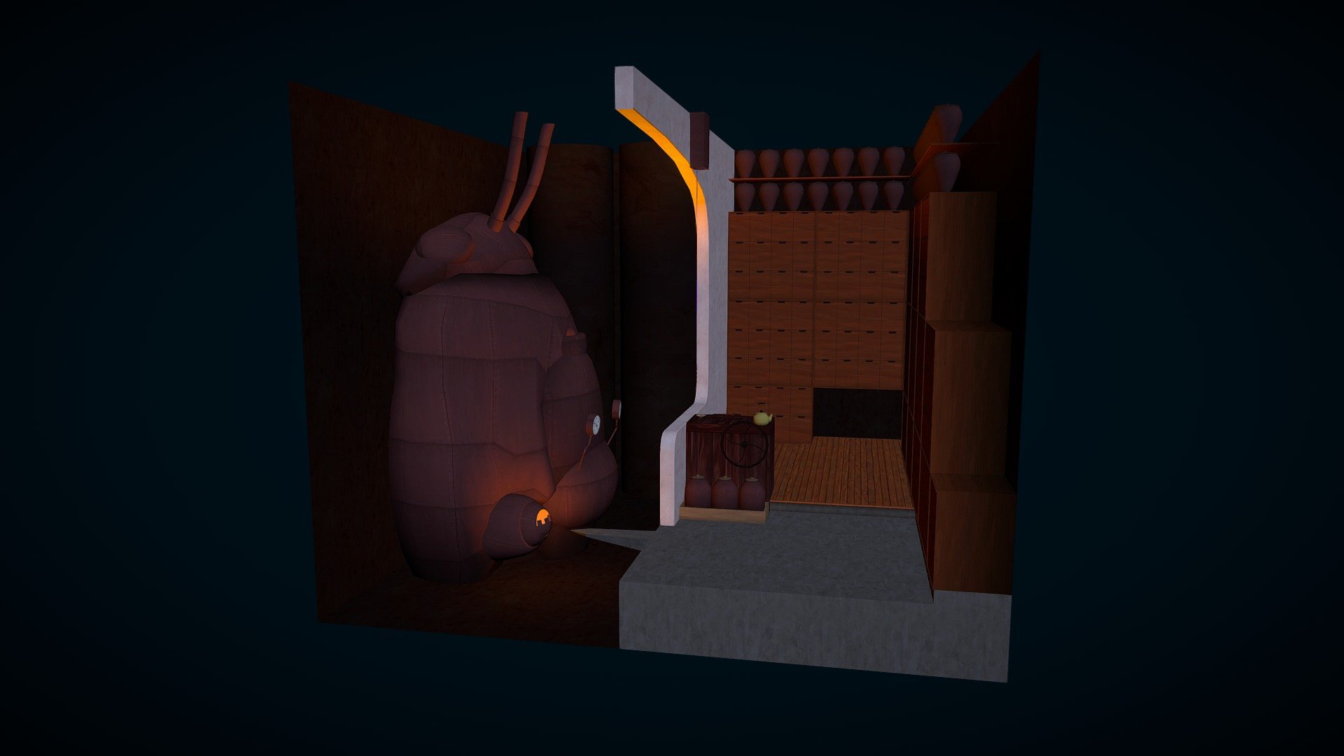Boiler Room Texture Working
