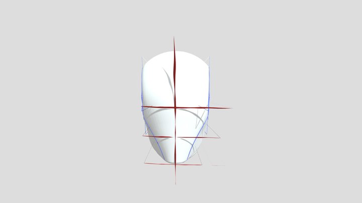 loomis head 4 3D Model