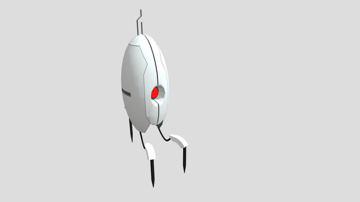 Turret from "Portal" 3D Model