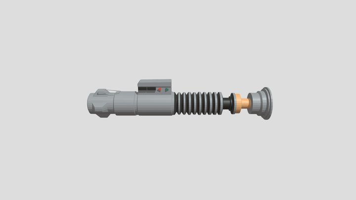 Luke Skywalker's Lightsaber 3D Model