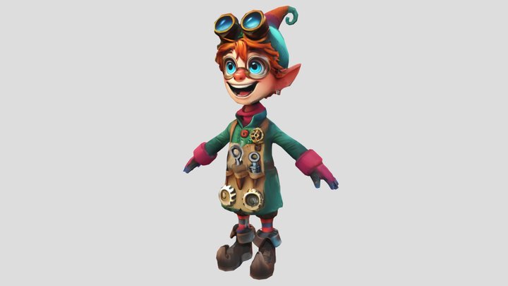 Kringle The Tinkerer 3D Model