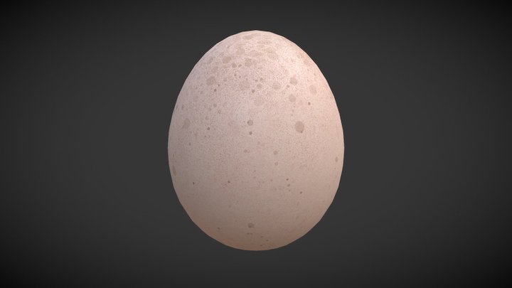 Spotted Egg - PBR 3D Model
