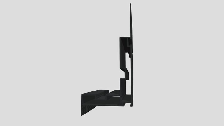 БК 100 – теневой профиль 3D Model