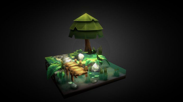 Pond 3D Model
