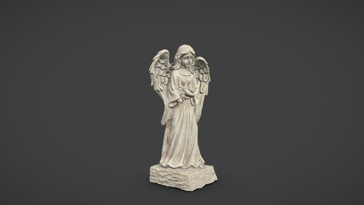 Deco Angel 3D Scan 3D Model
