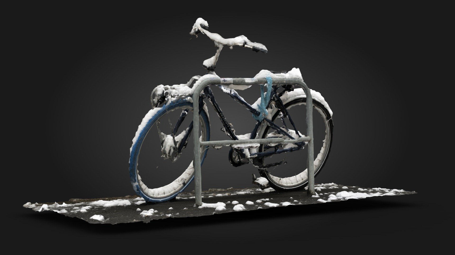 Cruiser Bike Under Snow