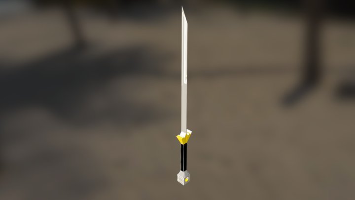 Ninja Sword 3D Model