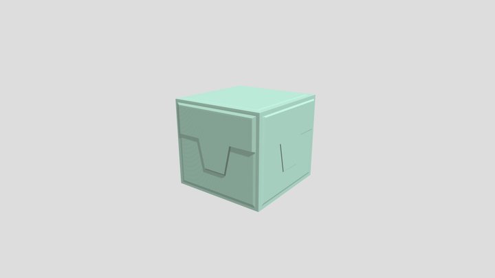 Among Us Storage Box (fbx) 3D Model