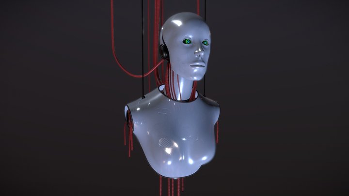 Portrait From The Future 3D Model