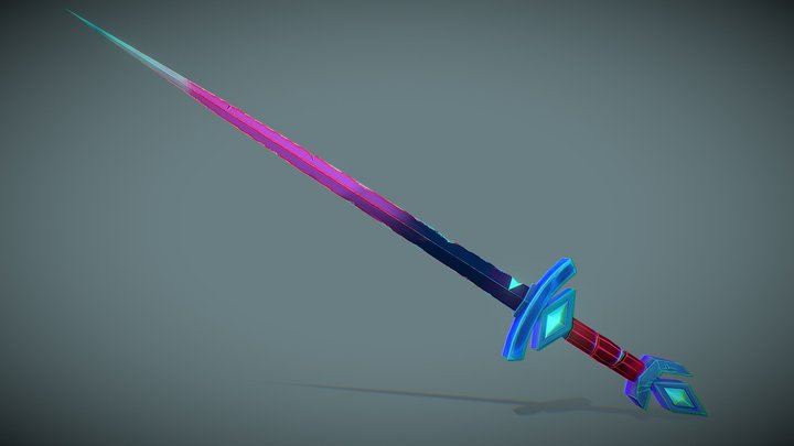 Fantasy sword 3D Model