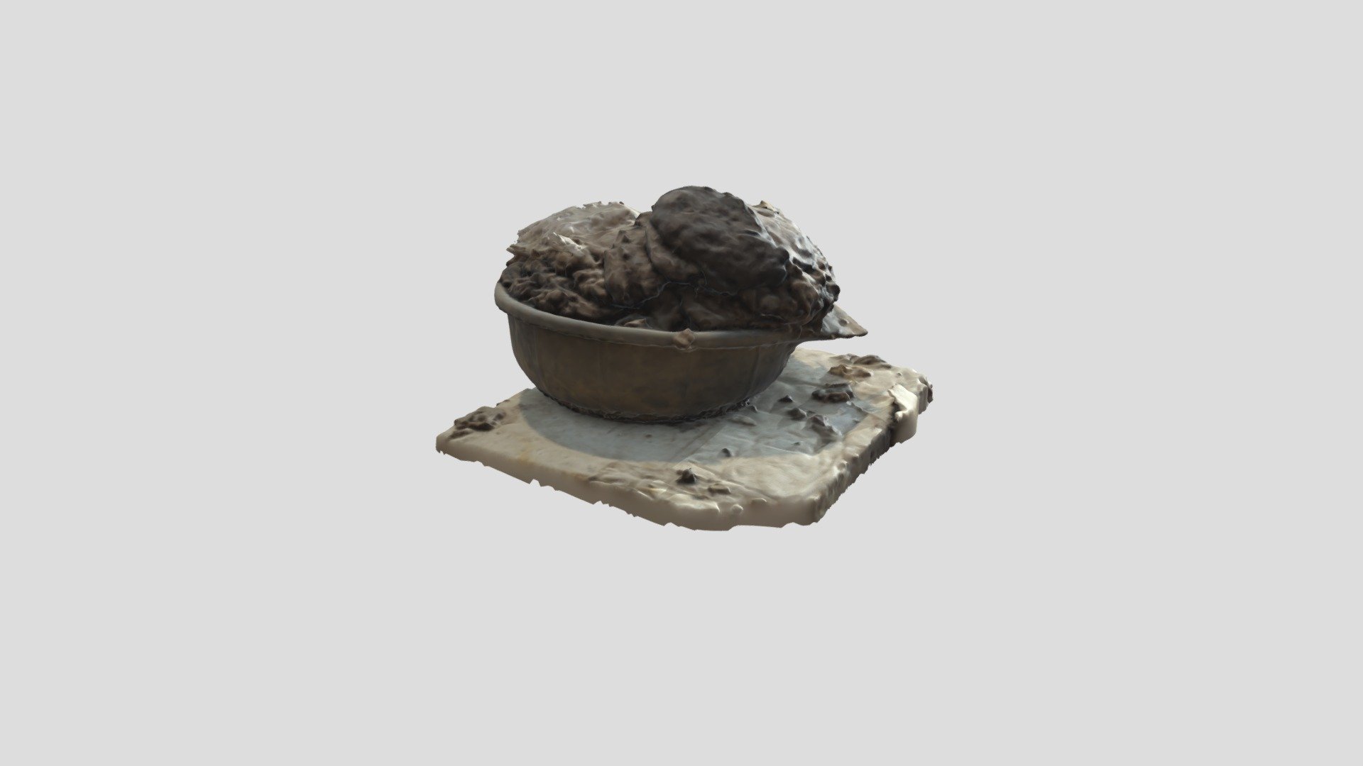 Collected Cow dung