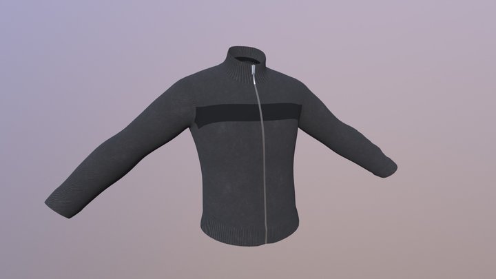 Track Jacket 3D Model