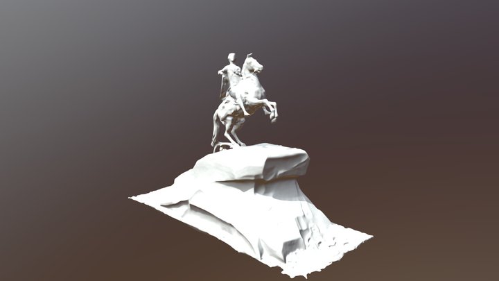 The Bronze Horseman 3D Model