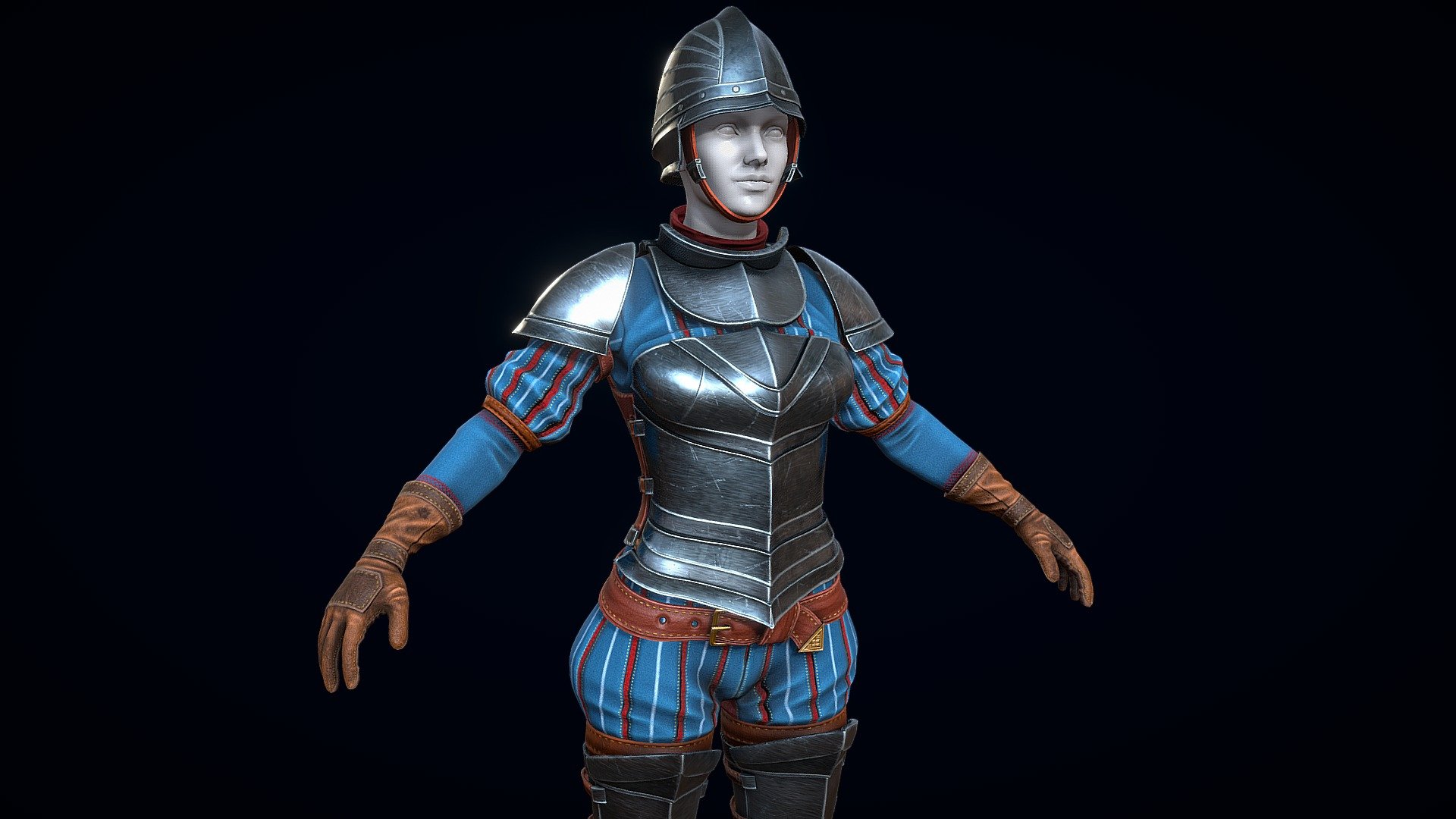 Female Guard Armor - Buy Royalty Free 3D model by CGnewbie [c6c2b8f ...