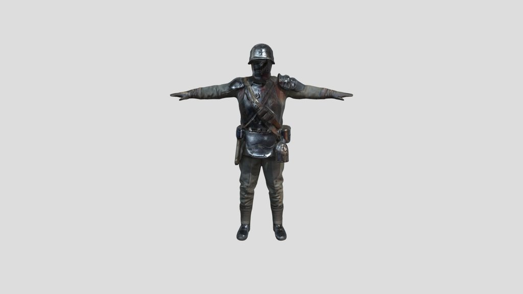 Iron Knight in a T-Pose