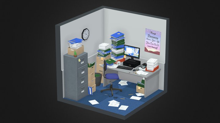 Office 3D Model