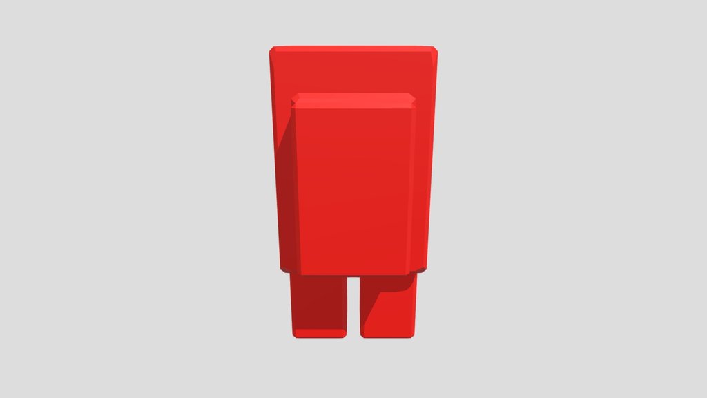 Among Us Character Low Poly