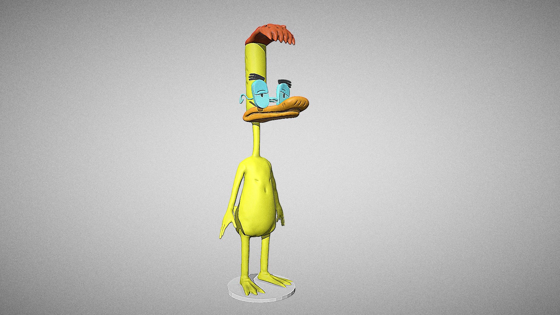 Duckman Buy Royalty Free 3D model by nateordie [c6c5835] Sketchfab