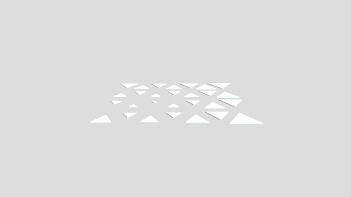 Fabric Pattern Triangle 3D Model