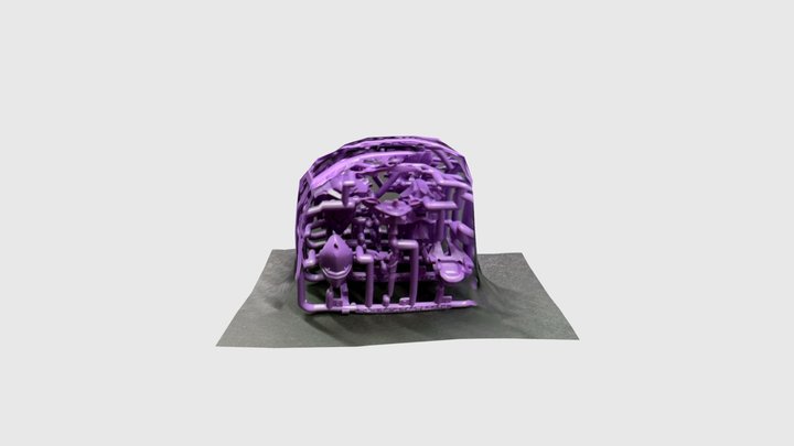 Bausatzkarte 3D Model