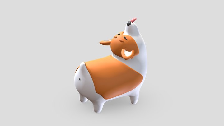 Corgi 3D model 3D Model